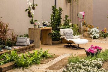 garden corner in the house
